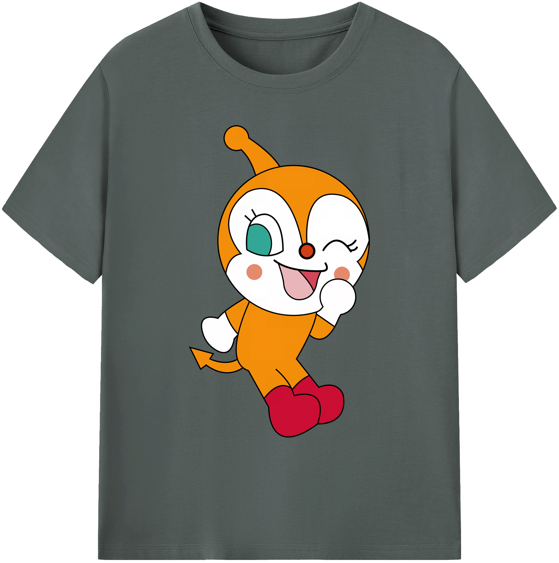 （画像用） アンパンマン Anpanman 綿100％ メンズ半袖Tシャツ｜肌触りやわらか＆通気性